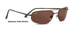 FlightSunglasses Serengeti Velocity Single Vision Prescription Sunglasses -Flightsunglasses 7273 Velocity Espresso Polar Drivers 8 Base 1 960e7fc8 bd40 46ae b472 5a95e8f0f650