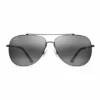 FlightSunglasses Maui Jim Cinder Cone 789 Sunglasses<span>- Matte Black With Polarized Neutral Grey Lens</span> 2 FlightSunglasses Maui Jim Cinder Cone 789 Sunglasses<span>- Matte Black With Polarized Neutral Grey Lens</span> -Flightsunglasses 789 2m front