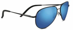 FlightSunglasses Serengeti Carrara 8295 <span>- Satin Black, Polarized 555nm (Blue), Photochromic Lenses</span>