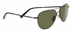 FlightSunglasses Serengeti Alghero 8313 <span>- Shiny Dark Gunmetal, Polarized 555nm Photochromic Lenses</span>