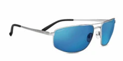FlightSunglasses Modugno 8409 <span>Satin Silver, Polarized, 555nm Blue, Photochromic Lenses</span>