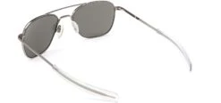 FlightSunglasses Randolph Aviator Sunglasses<span> -Gunmetal With American Gray Lenses</span> -Flightsunglasses AF095back