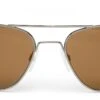 FlightSunglasses Randolph Aviator Single Vision Prescription Sunglasses<span> -American Tan</span> -Flightsunglasses AF097