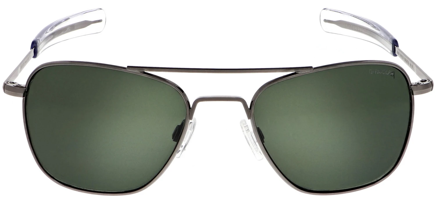 FlightSunglasses Randolph Aviator Sunglasses<span>- Gunmetal, AGX Green Lenses</span> 13 FlightSunglasses Randolph Aviator Sunglasses<span>- Gunmetal, AGX Green Lenses</span> - Image 11