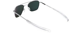 FlightSunglasses Randolph Aviator Sunglasses<span>- Bright Chrome, AGX Green Lenses</span> -Flightsunglasses AF126 2