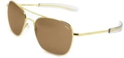 FlightSunglasses Randolph Aviator Single Vision Prescription Sunglasses<span> -American Tan</span> -Flightsunglasses AF51632 1