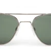 FlightSunglasses Randolph Aviator Sunglasses<span>- Gunmetal, AGX Green Lenses</span>