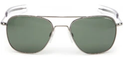 FlightSunglasses Randolph Aviator Sunglasses<span>- Gunmetal, AGX Green Lenses</span>