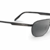 FlightSunglasses Maui Jim Castles 728 Sunglasses<span>- Matte Black With Polarized Neutral Grey Lens</span>