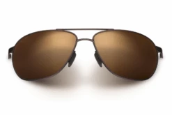 FlightSunglasses Maui Jim Castles 728 Sunglasses<span>- Matte Chocolate With Polarized HCL Bronze Lens</span> -Flightsunglasses Castle Chocolate front
