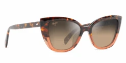 FlightSunglasses Maui Jim Blossom 892 Sunglasses -Flightsunglasses MauiJImBlossom892SunglassesHavanaPeachwithHCLBronzelensescorner