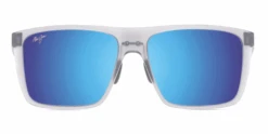 FlightSunglasses Maui Jim Honokalani 455 Sunglasses -Flightsunglasses MauiJImHonokalani455SunglassesTranslucentGreywithBlueHawaiiFront
