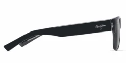 FlightSunglasses Maui Jim Keahi 873 Sunglasses -Flightsunglasses MauiJImKeahi873SunglassesBlackGlosswithNeutralGreyside