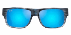 FlightSunglasses Maui Jim Keahi 873 Sunglasses -Flightsunglasses MauiJImKeahi873SunglassesBlueStripewithBlueHawaiifront