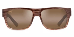 FlightSunglasses Maui Jim Keahi 873 Sunglasses -Flightsunglasses MauiJImKeahi873SunglassesBrownStripewithHCLBronzefront