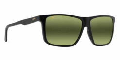 FlightSunglasses Maui Jim Mamalu Bay 610 Sunglasses -Flightsunglasses MauiJImMamaluMatteblackwithHTcustom