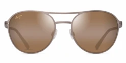 FlightSunglasses Maui Jim Half Moon 890 Sunglasses -Flightsunglasses MauiJimHalfMoon890SunglassesSatinSepiawithHCLBronzefront