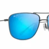 FlightSunglasses Maui Jim Mikioi 887 Sunglasses -Flightsunglasses MauiJimMikioiSunglassesDoveGreywithBlueHawaii