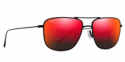 FlightSunglasses Maui Jim Mikioi 887 Sunglasses -Flightsunglasses MauiJimMikioiSunglassesMatteBlackwithHawaiiLava