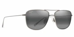 FlightSunglasses Maui Jim Mikioi 887 Sunglasses -Flightsunglasses MauiJimMikioiSunglassesMatteTitaniumwithNeutralGrey