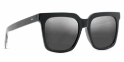 FlightSunglasses Maui Jim Rooftops 898 Sunglasses -Flightsunglasses MauiJimRooftop898SunglassesBlackwithCrystalwithDualMirrorSilvertoBlack