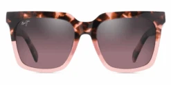 FlightSunglasses Maui Jim Rooftops 898 Sunglasses -Flightsunglasses MauiJimRooftop898SunglassesPinkTortoisewithPinkandMauiRoseLensesFront