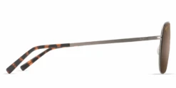 FlightSunglasses Maui Jim Shark's Cove 605 Sunglasses -Flightsunglasses MauiJimShark sCove605SunglassesSatinSepiawithHCLBronzeside