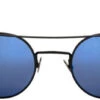 FlightSunglasses Randolph P3 Shadow Sunglasses PB010<span>- Matte Black, Blue Sky Flash Mirror Lenses</span>