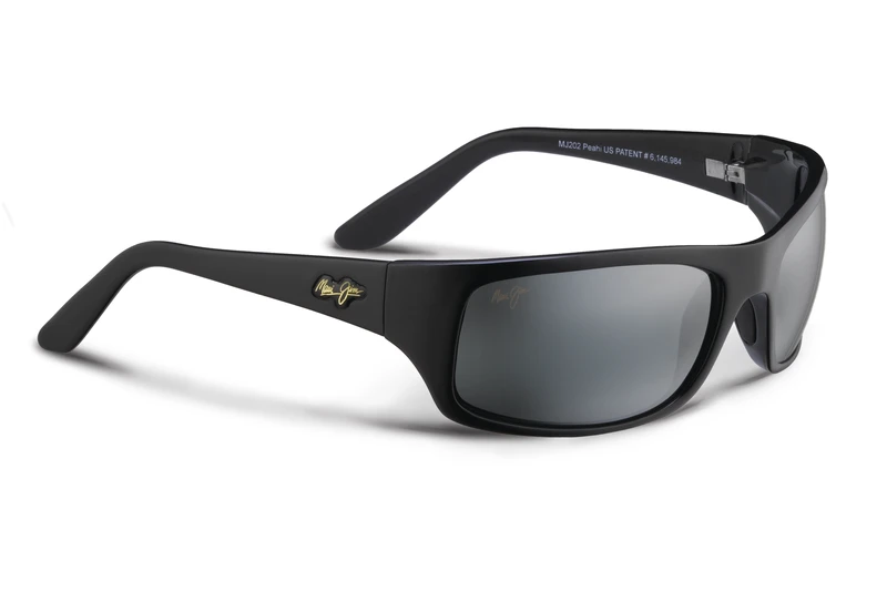 FlightSunglasses Maui Jim Peahi 202 Sunglasses<span>-Gloss Black With Polarized Neutral Grey Lens</span> 4 FlightSunglasses Maui Jim Peahi 202 Sunglasses<span>-Gloss Black With Polarized Neutral Grey Lens</span> - Image 2