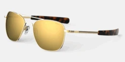 FlightSunglasses Randolph Aviator Sunglasses<span>-Polarized Gold & Silver Mirror Lens</span> -Flightsunglasses RandolphAF313