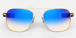 FlightSunglasses Randolph Aviator 23K Gold Sunglasses<span>-Northern Lights</span>