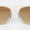 FlightSunglasses Randolph Aviator Sunglasses- 23K Gold With Gradient Lenses -Flightsunglasses ScreenShot2021 06 07at2.20.36PM