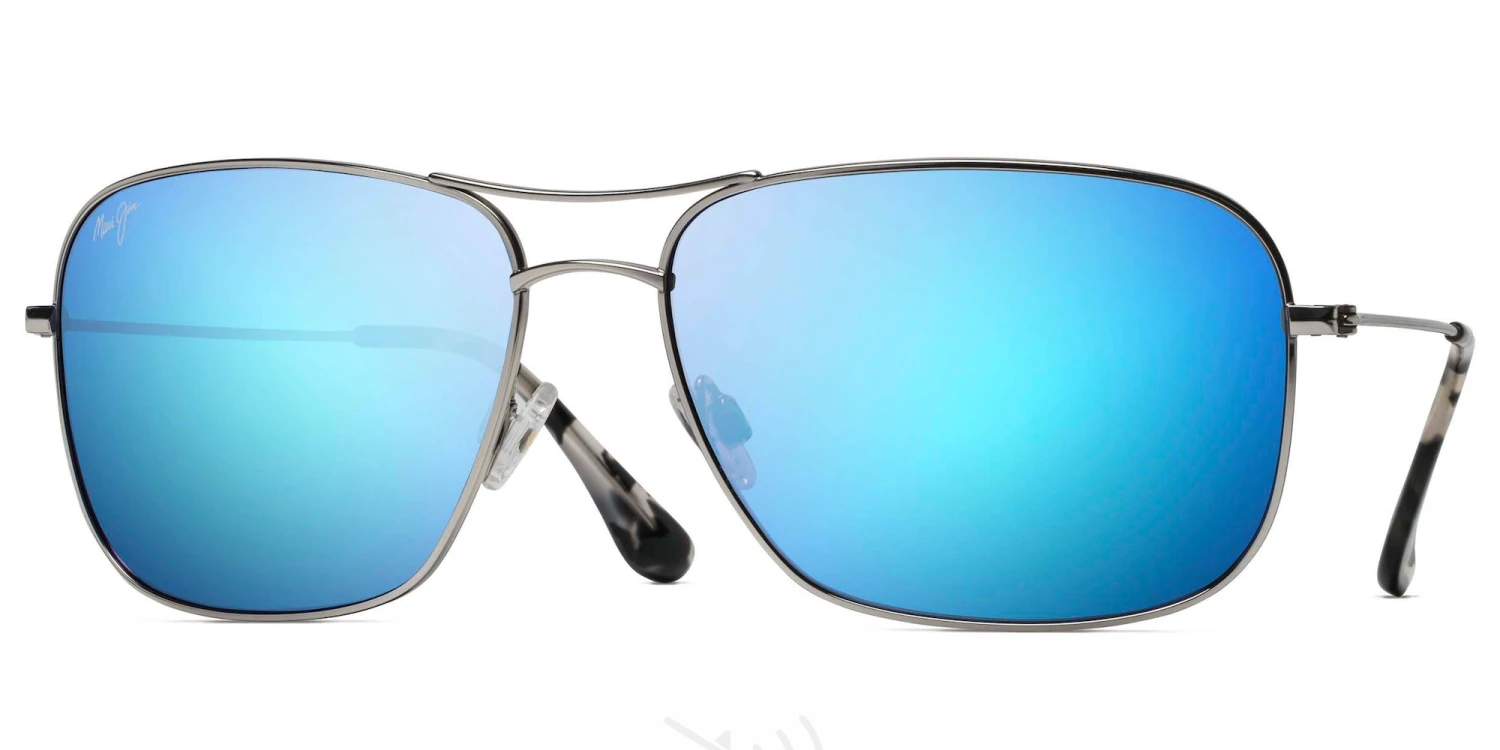 FlightSunglasses Maui Jim Breezeway 773 Sunglasses<span>- Silver With Polarized Blue Hawaii Lens</span> 3 FlightSunglasses Maui Jim Breezeway 773 Sunglasses<span>- Silver With Polarized Blue Hawaii Lens</span>