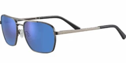 FlightSunglasses Serengeti Ansel Sunglasses -Flightsunglasses SerengetiAnselSunglassesShinyGunmetalPolarized55nmBlueCorner