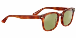 FlightSunglasses Serengeti Ethan Sunglasses -Flightsunglasses SerengetiEthanSunglassesClassicHavana555nmGreenCorner