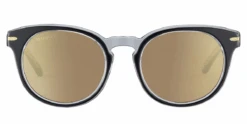 FlightSunglasses Serengeti Havah Single Vision Prescription Sunglasses -Flightsunglasses SerengetiHavahPrescriptionSunglassesShinyBlack PolarizedDriversGoldFront 504e4e29 f554 44b4 9dfa dcd1b5fac3d5