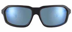 FlightSunglasses Serengeti Hext Sunglasses -Bonus Hard Shell Case -Flightsunglasses SerengetiHext MatteBlack SaturnPolarized555nmBlue