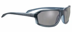 FlightSunglasses Serengeti Hext Sunglasses -Bonus Hard Shell Case -Flightsunglasses SerengetiHext ShinyDarkBluewithPolarizedSmokecorner