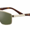 FlightSunglasses Serengeti Kean Sunglasses -Flightsunglasses SerengetiKeanSunglassesMatteLightGoldPolarized555nmCorner