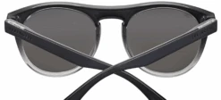 FlightSunglasses Serengeti Kingman Sunglasses -Flightsunglasses SerengetiKingmanShinyBlacktoclearwithPolarizedSmokeback