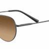 FlightSunglasses Serengeti Pete Sunglasses -Flightsunglasses SerengetiPeteSunglassesMatteDarkGunmetalwithNonPolarizedDriversGradientlenses