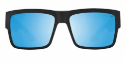 FlightSunglasses Spy Optics Cyrus Single Vision Sunglasses -Flightsunglasses SpyOpticsCyrusMatteBlackPolarIceBlueFront