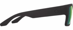 FlightSunglasses Spy Optics Cyrus Single Vision Sunglasses -Flightsunglasses SpyOpticsCyrusSoftMatteBlack GreenMirrorSide