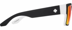 FlightSunglasses Spy Optics Cyrus Single Vision Sunglasses -Flightsunglasses SpyOpticsCyrusWhitewall RedMirrorSide