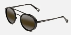 FlightSunglasses Vuarnet Glacier Round ASPENX Sunglasses<span> -Mineral Glass Lenses</span> -Flightsunglasses VuarnetGlacierRoundASPENX2210SunglassesBlackSkilynxcorner