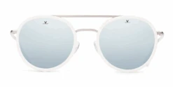 FlightSunglasses Vuarnet Edge ROUND 2105 Sunglasses<span> -Mineral Glass Lenses</span> -Flightsunglasses Vuarnetedge2105Whitefront