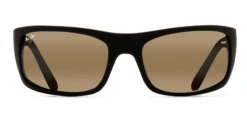 FlightSunglasses Maui Jim Peahi 202 Sunglasses<span>- Matte Black Rubber With Polarized Blue Hawaii Lens</span> -Flightsunglasses fr peahi HCL