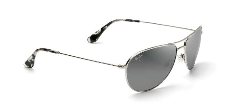 FlightSunglasses Maui Jim Sea House 772 Sunglasses<span>- Silver With Polarized Neutral Grey Lens</span> 6 FlightSunglasses Maui Jim Sea House 772 Sunglasses<span>- Silver With Polarized Neutral Grey Lens</span> - Image 4