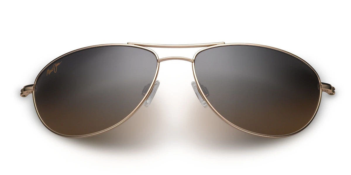 FlightSunglasses Maui Jim Baby Beach 245 Sunglasses<span>- Gold With Polarized HCL Bronze Lens</span> 4 FlightSunglasses Maui Jim Baby Beach 245 Sunglasses<span>- Gold With Polarized HCL Bronze Lens</span> - Image 2
