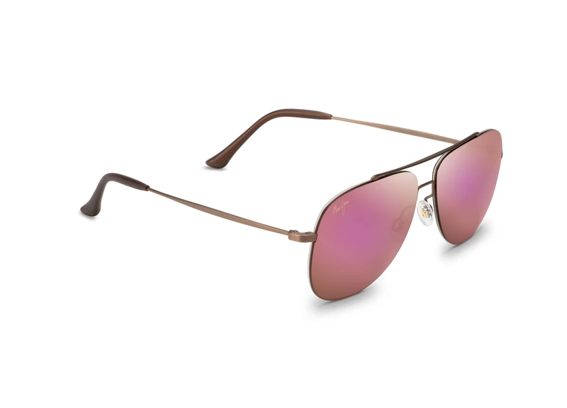 FlightSunglasses Maui Jim Cinder Cone 789 Sunglasses<span>- Satin Sepia With Polarized Maui Sunrise Lens</span> 4 FlightSunglasses Maui Jim Cinder Cone 789 Sunglasses<span>- Satin Sepia With Polarized Maui Sunrise Lens</span> - Image 2